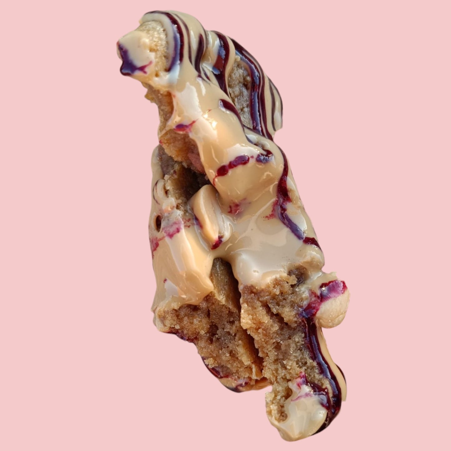 Cookie beurre de cacahuète et gelée de myrtille